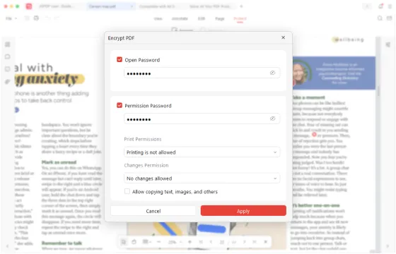 Password Protect PDF with JOPDF for Mac
