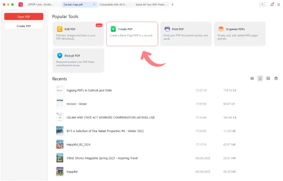 Create PDF with JOPDF for Mac