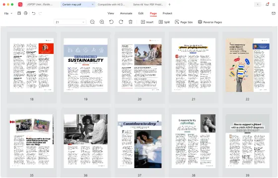 Organize PDF with JOPDF for Mac